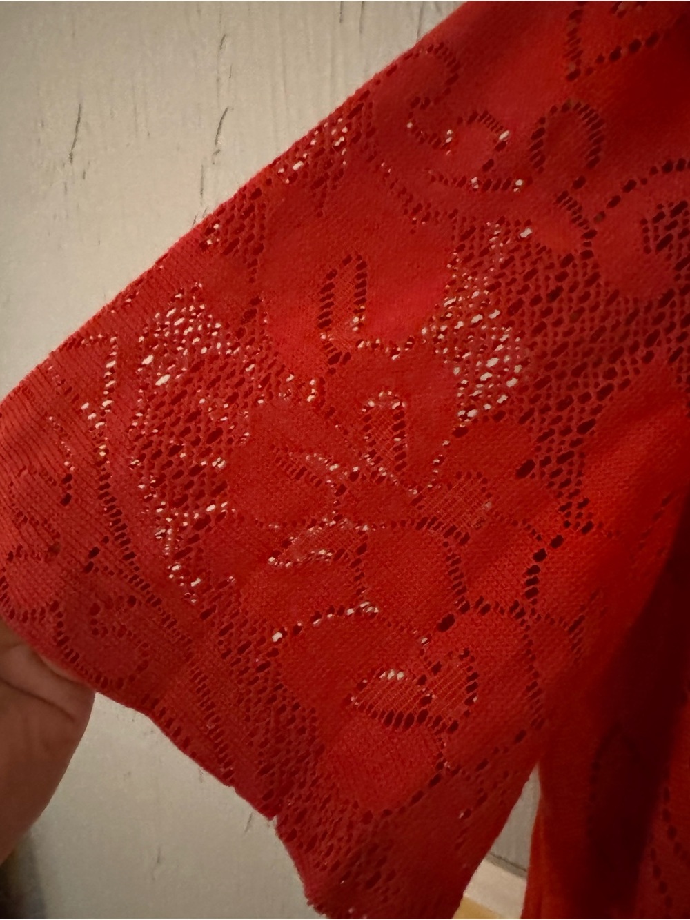Tuckernuck Red Maxi Dress with Subtle Floral Jacquard - Picture 4 of 11